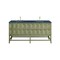 James Martin Vanities Emmeline 72in Double Vanity, Pebble Oak w/ 3 CM Charcoal Soapstone Top D100-V72-PBO-3CSP - alternate 3